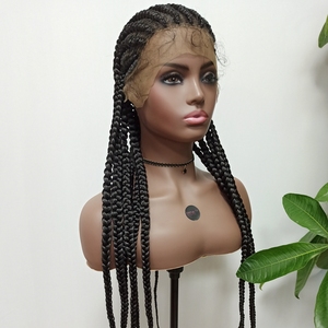 Factory Price 180% Density Lace Front Braided <strong>Wig</strong>, Brazilian Virgin Synthetic Hair <strong>Wigs</strong>, Hd <strong>Braid</strong> Lace <strong>Wigs</strong> for Women Lace Front - Product Image 5