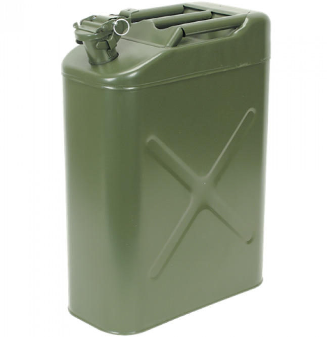 20L Steel Fuel Can for Benzin Engine - Durable Metal Fuel