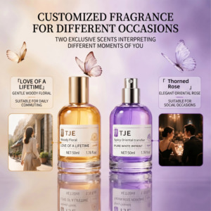 Coffret de parfums double senteur Thorn Romance - Rose Épineuse et Amour Éternel. Coffret cadeau de parfum floral boisé longue tenue. - Product Image 3