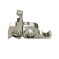 Pelat Pemasangan Paduan Aluminium yang Dimesin CNC dengan Presisi, Peralatan Industri, Bagian Penjepit Baja Tahan Karat, EDM Kawat Khusus