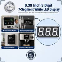 Module d'affichage LED professionnel à 7 segments, 3 chiffres, 0,39 pouce, conçu pour l'utilisation sur les machines à café expresso