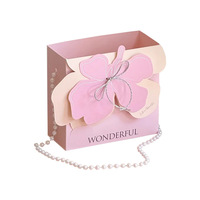 Tragbare Handgehaltene Frische Blumenstrauß-Geschenkbox mit Griff Muttertags-Blumenmaterialien Weiße Kartonverpackung