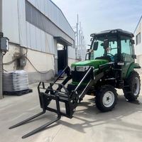 Traktor Kompak 4x4 Roda Empat 70Hp Diesel Laris Manis untuk Kebun dan Pertanian, Dilengkapi Pilihan Aksesoris, Bersertifikasi CE
