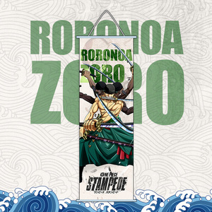 Affiche murale ONE-PIECES <span class=keywords><strong>de</strong></span> Ban Dai, image suspendue, Luffy, <span class=keywords><strong>Nami</strong></span>, Zoro, décoration <span class=keywords><strong>de</strong></span> pièce périphérique bidimensionnelle, défilement mural, affiche 25*70cm - Product Image 6