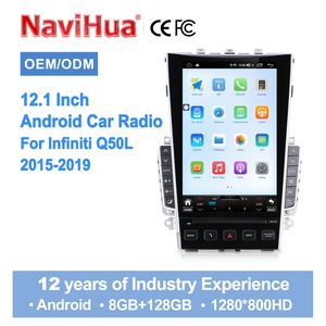 วิทยุติดรถยนต์ Navihua รุ่นใหม่ล่าสุด ขนาด 12.1 นิ้ว ระบบ Android รองรับ Carplay เครื่องเล่นมัลติมีเดียพร้อมระบบนำทาง GPS และ DSP สำหรับรถยนต์ Infiniti Q50L ปี 2015-2019 - Product Image 1