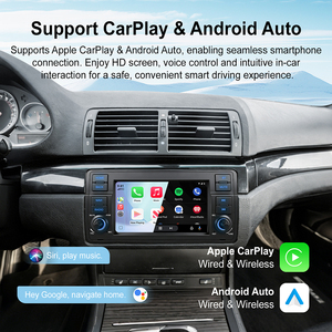 วิทยุติดรถยนต์ระบบ Android หน้าจอ IPS ขนาด 7 นิ้ว รองรับ Wireless CarPlay และ Mirror Link ระบบ Linux เสถียร พร้อมเครื่องเล่นมัลติมีเดีย GPS สเตอริโอ สำหรับรถยนต์ BMW - Product Image 3