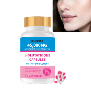 OEM Nahrungsergänzungsmittel Aufhellende Kollagen- und Glutathion-Kapseln mit Vitamin C 100% Reines L-Glutathion Hautkapseln - Product Image 1