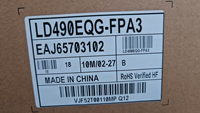 Écran LCD UHD de haute qualité pour LG 49 pouces LD490EQG-FPA3 500 Nits pour affichage numérique IPS LCM