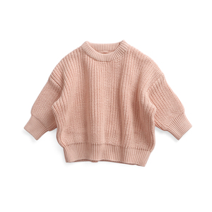 Pull en maille plate tendance à manches longues, pull-over maman et moi, sweat-shirt pour fille, pull-over pour l'automne et l'hiver - Product Image 4