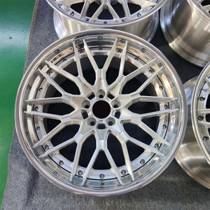Ruedas forjadas de 2 piezas plateadas de lujo personalizadas aptas para Mercedes Benz AMG GT Audi A4 S4 B8 B9 A7 <span class=keywords><strong>S7</strong></span> RS7 BMW G80 G82 M3 M4 F90 - Product Image 1