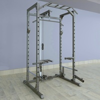 Máquina Smith Multifuncional Comercial con Sistema de Cables Cruzados Dobles para Entrenamiento de Fuerza en Gimnasio en Casa