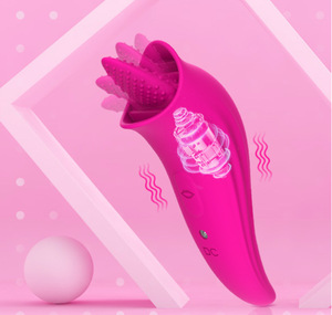 Produits sexuels pour adultes, vibrateur léchant la langue pour la masturbation clitoridienne, vibrateur vaginal, point G, vibrateur clitoridien, masseur léchant les mamelons - Product Image 2