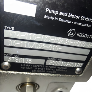 สำหรับซีรีส์ V14 รุ่น V14-110 V14-160 3786135 V14-110-IXD-HOE3N-N000-N-06-11 มอเตอร์ไฮดรอลิกแบบลูกสูบแกนหมุนปรับได้ ปั๊มลูกสูบไฮดรอลิก - Product Image 5