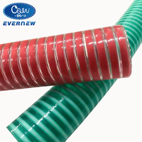 Tuyau flexible EVERNEW de 4 pouces, 100 m, en PVC renforcé, pour drainage et aspiration d'eau, surface intérieure/extérieure lisse, paroi de 3,5 mm
