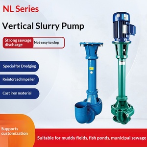 ปั๊มจุ่มเหล็กสำหรับน้ำเสียและตะกอน รุ่น NL Vertical OEM NL100-20 ออกแบบให้ไหลแรงสูงสุด ให้การไหลสูงสุด - Product Image 4