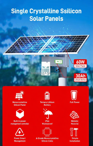 Hệ thống năng lượng mặt trời tích hợp Colin, bộ điều khiển Lithium Ion MPPT, đạt chuẩn IP66, sử dụng ngoài trời, DC12V 5V, dành cho hệ thống năng lượng mặt trời gia đình và camera quan sát. - Product Image 6