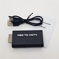 Konverter Audio Video Portabel untuk PS2 ke HDMI 480i/480p/576i dengan Output Audio 3.5mm Mendukung Mode Tampilan PS2 untuk PS2 ke HDTV