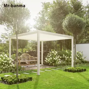 Pergola Aluminium Bioklisatik Pergola Mesir dengan Berkebun Rumah