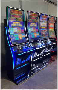 QIQU personnalisé vente chaude 43 pouces écran tactile incurvé armoire en métal jeu de compétences 110-220V Fusion 4 armoire de Machine de jeu - Product Image 5