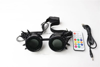 Mode LED Kaléidoscope Lunettes Plus de 350 Modes Lumières Intenses Lunettes DJ Rave Costume Party Halloween Lunettes