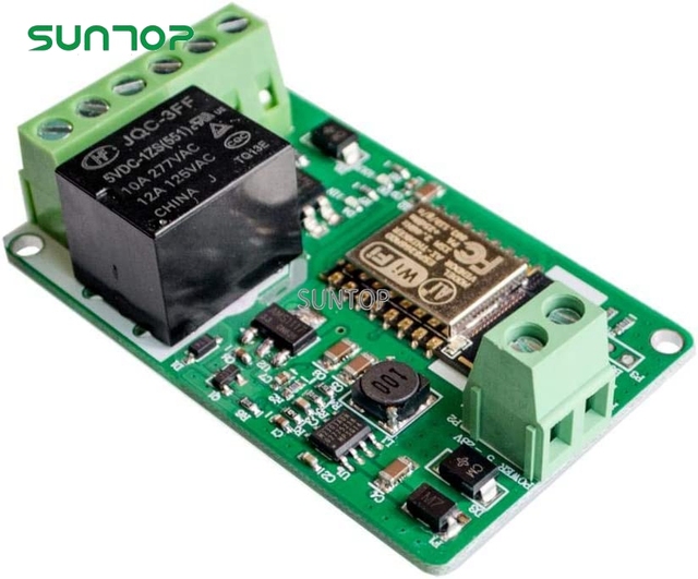 ESP8266 WiFi Relay Module DC7-30V ESP-12F Network 5V Relay Module 220V 10A