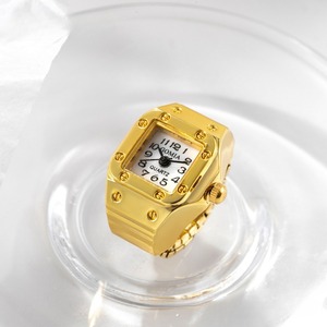Nuovo rivetto Peach Heart Retro anello ottagonale orologio <span class=keywords><strong>uomo</strong></span> e donna festa gioielli all'ingrosso - Product Image 4