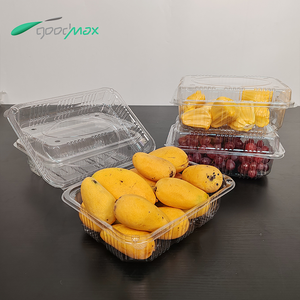 <span class=keywords><strong>Caja</strong></span> de Embalaje Transparente Desechable de Plástico PET de Grado Alimenticio Personalizada para Frutas - Product Image 4