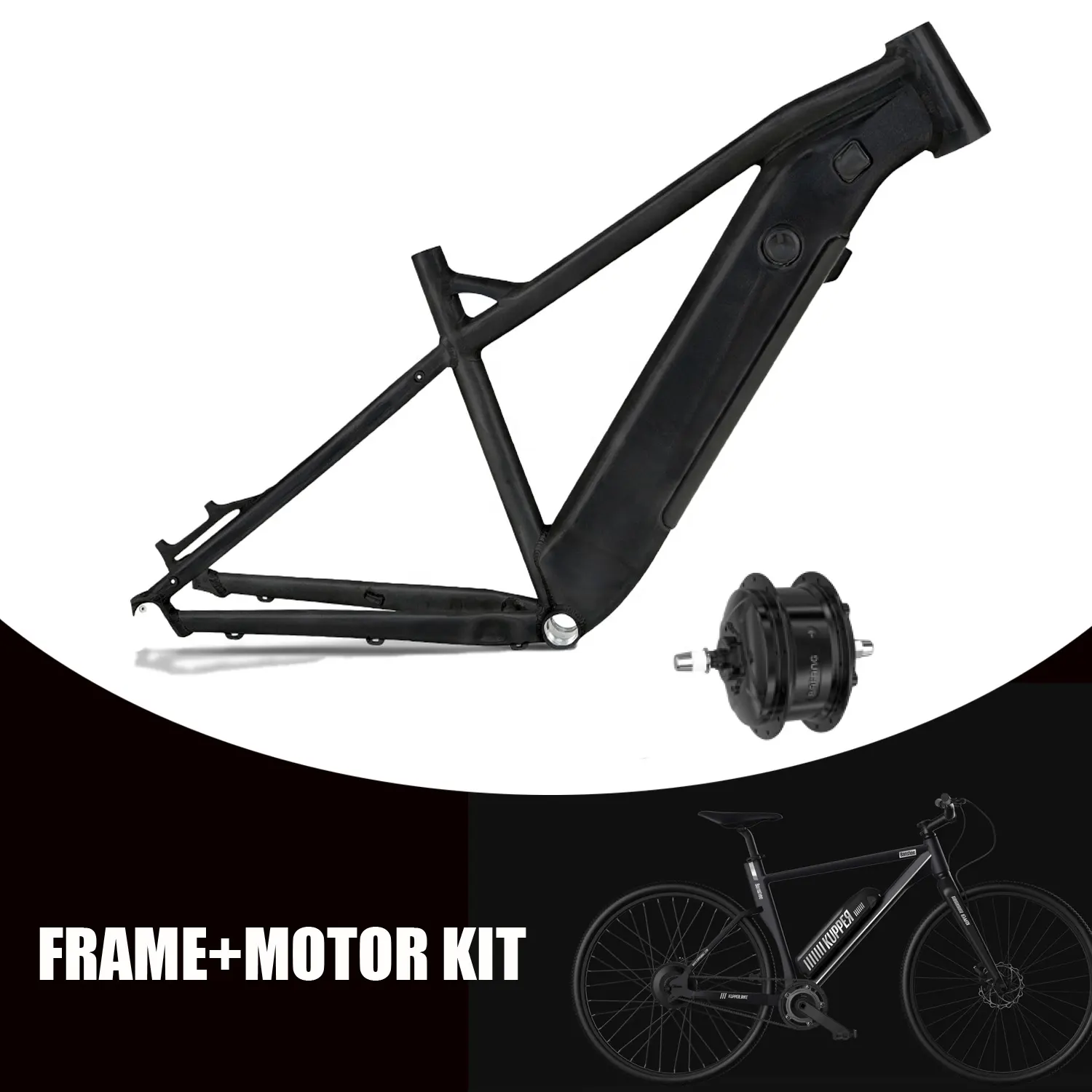 26*4.8 inches fat tire Alloy electric bike ebike frame for Bafang rear motor 500W
