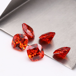 Высокое качество 5A подушечки CZ драгоценный камень 3x3 мм-10x10 мм белый/розовый/желтый/оранжевый/черный/Гранат/фиолетовый синтетический кубический цирконий - Product Image 4