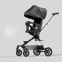 Portable et pliable, avec fonction de pliage à un bouton. Convient aux bébés, il peut servir de siège ou de lit. Poussette pour bébé.