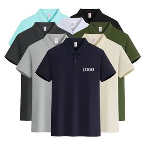 เสื้อยืดผู้ชายผ้าคอตตอนเนื้อนุ่ม ระบายอากาศ แห้งเร็ว น้ำหนัก 240 กรัม แขนสั้น สำหรับเล่นกอล์ฟ  ปักโลโก้เปล่าตามสั่ง พิมพ์ลายได้ - Product Image 1