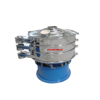 Neue Lebensmittelgeeignete Rotations-Vibrationssiebmaschine mit Motorantrieb für Pflanzenproteinpulver & Maismehl, 300-1000kg/h Kapazität
