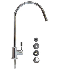 Grifo de Estilo Americano de 3/4 Pulgadas con Curva Grande, de Aleación, Alto Flujo y Filtro Antisalpicaduras para Purificador de Agua y Sistema de Ósmosis Inversa - Product Image 3