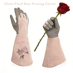 <span class=keywords><strong>Gants</strong></span> de jardinage longs <span class=keywords><strong>pour</strong></span> hommes et femmes, en cuir synthétique, <span class=keywords><strong>pour</strong></span> la taille des <span class=keywords><strong>rosiers</strong></span> - <span class=keywords><strong>Gants</strong></span> de protection respirants et durables - Product Image 3