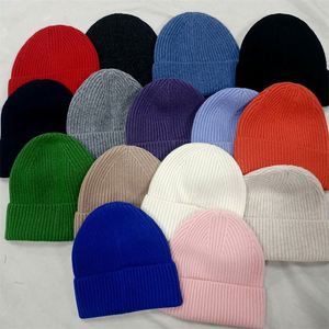 Wholesale Women Men High Quality Wool Beanie <b>Hat</b> Knitted Winter Warm Custom Embroidery logo Beanie <b>Hats</b> - Product Image 2