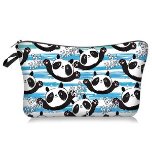 Bolsas de Lápices de PVC con Diseño de Panda, Lindas y Personalizadas, Bolsa de Cosméticos Portátil, Bolsa de Viaje para Maquillaje, Bolsa de Almacenamiento de Archivos con Cierre de Cremallera - Product Image 4