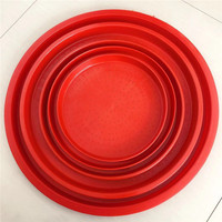 Mangeoires pour Poulets, Godets pour Élevage Avicole Commercial en Plastique, Plateau d'Alimentation pour Poussins, Poulets de Chair et Cailles