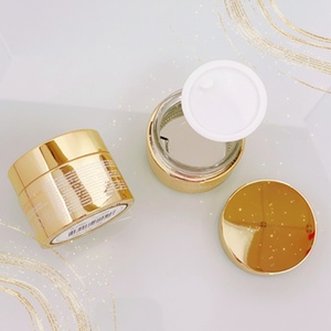 Skincare Cream Container 1oz 2oz Gold Luxury Hair Mask Body Butter <b>Scrub</b> Bath Salt Glass Face Cream Cosmetic Jar - Product Image 4