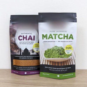 Bolsa de embalaje de café de pie a prueba de humedad con válvula y cremallera - Product Image 2