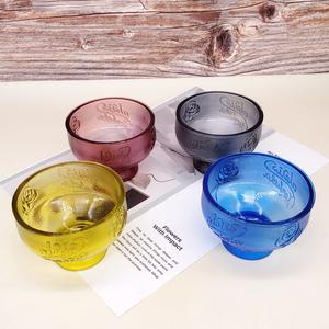 空のアイスクリームグラスマグを飲むための小さなカスタムカラーガラス容器カスタムロゴ付き - Product Image 5