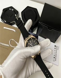 Luxury Custom Business Quartz Sports Watch for Men Casual Wrist Band <b>Analog</b> <b>Digital</b> Dial Display Alloy Leather Case Leather Band - Product Image 2