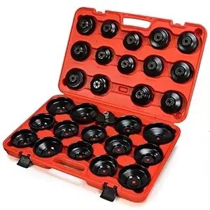 Universal Automotive 30Pc Oil Operated Wrenches Bowl-Type Oil Filter Cartridges Oil Filter Wrench Tool Auto Repair Tools
