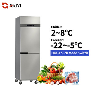 Refrigerador Vertical Comercial para Cocina, Enfriador de Aire para Cocina, Congelador Vertical de Acero Inoxidable para Panadería - Product Image 1