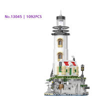13045 MOC Assemble 1092 pièces Accessoires de construction Blocs de construction Puzzle Île Phare Jouet modèle en plastique ABS