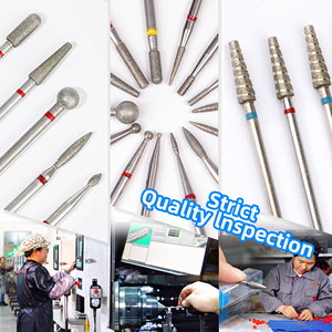 2.3*10mm Flame Shape Diamond Nail Bit Manicure <strong>Pedicure</strong> <strong>Tools</strong> for Cuticle Clean Instrument Blister Packing Nail Drill Bit - Product Image 5