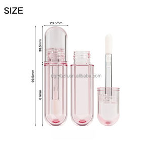 Tabung Lip Gloss Bulat 6ml dengan Permukaan Matte, Wadah Concealer Blush Stick Besar, Kemasan Lip Oil Plastik - Product Image 6