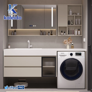 Mueble de Baño de Diseño Moderno y Minimalista Personalizado OEM Kaleido 2026, con Capacidad para una <span class=keywords><strong>Lavadora</strong></span>. Mueble de baño con lavabo - Product Image 5