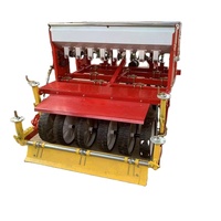 Semoir à blé 6-9 rangs, semoir à petites particules, pour riz sec et luzerne, machine de semis agricole à boîte simple ou double, moteur puissant