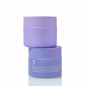 Custom Face Glass Cream <b>Jar</b> Opal Milky White 20ml 30ml 50ml 100ml Opaque Yellow pink <b>Empty</b> Luxury Glass Cosmetic <b>Jar</b> - Product Image 4