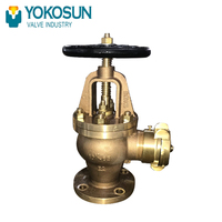 Prix direct d'usine JIS F7334 vannes de tuyau de bouche d'incendie en Bronze vanne de marine manuelle eau de mer fabrication YOKOSUN